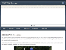 Tablet Screenshot of bsc-woerthersee.at